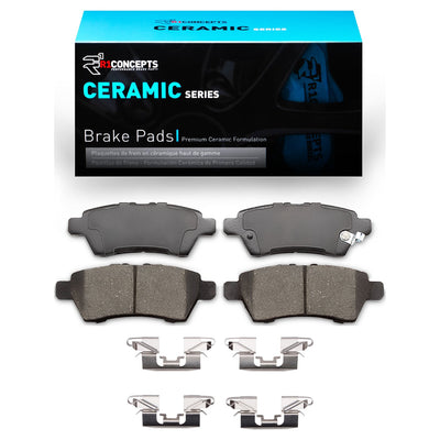 R1 2005-2012 Nissan Pathfinder Rear R1 Ceramic Pads & Hardware Kit