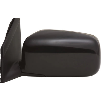 0207 MITSUBISHI LANCER LH MANUAL FOLDAWAY OE MIRROR BLACK PTM