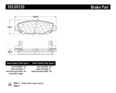 C-TEK Ceramic Brake Pads