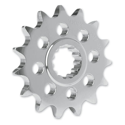 Vortex Racing Steel Front Sprocket 525 14 Tooth- Silver