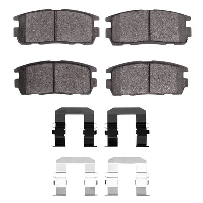 R1 2007-2017 Chevrolet Equinox Rear R1 Semi Met Pads & Hardware Kit