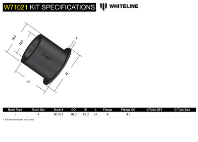 SPRING EYE REAR AND SHACKLE BUSHING 8292 ISUZU