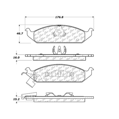 C-TEK Ceramic Brake Pads