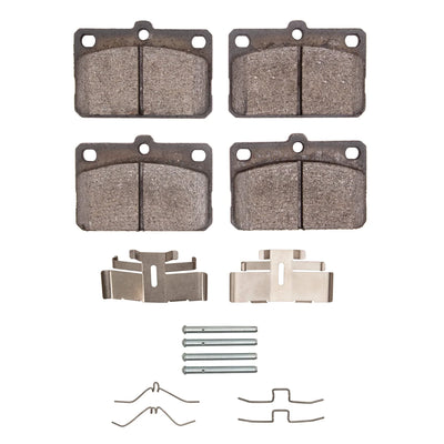 DFC 75-79 Toyota Corolla (US/Canada) Front 3000 Semi-Metallic Brake Pads and Hardware Kit
