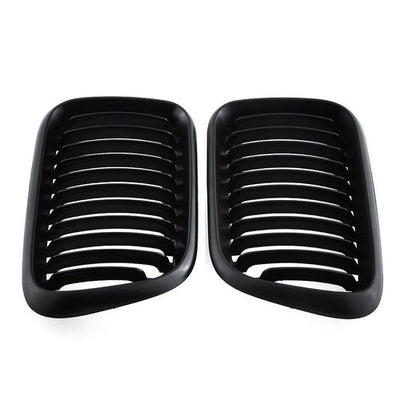 FRONT BUMPER GRILLE E60; SEDAN; W/M PKG; RH; W/O ADAPTIVE CRUISE; MATTE BLACK BMW 550I 20062010
