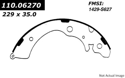 Centric Premium Brake Shoes - Rear