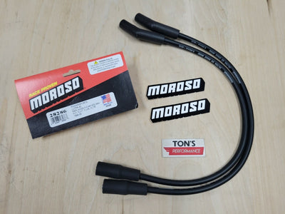 Moroso 99-08 Harley-Davidson FLT/FLHT/FLHR/FLTR Ultra 40 Wire Set - Black