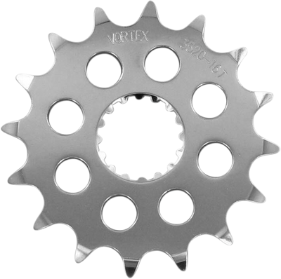 Vortex Racing Steel Front Sprocket 530 16 Tooth- Silver