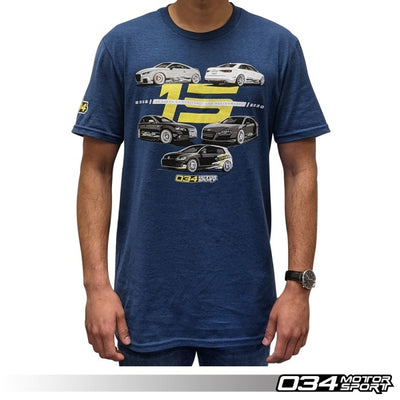 034Motorsport blue auto part