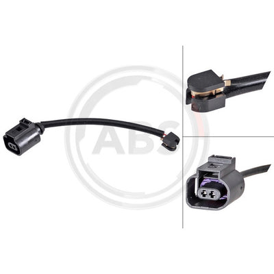 WARNING CONTACT BRAKE PAD WEAR