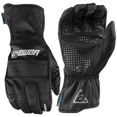 Answer 25 Aerlite Drip Gloves Black/White/Rainbow Youth - Large