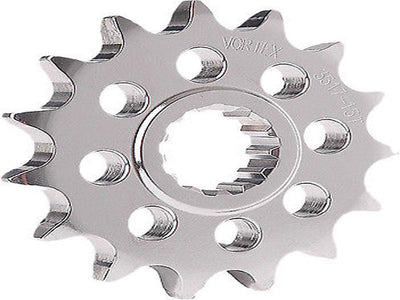 Vortex Racing Steel Front Sprocket 530 17 Tooth- Silver