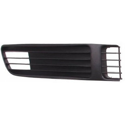RH FRONT BUMPER COVER GRILLE MAT BLK OLD STYLE PASSAT 9801