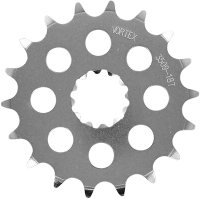 Vortex Racing Steel Front Sprocket 530 18 Tooth- Silver