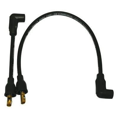 Moroso 80-84 H-D FL / 84-99 H-D FXST/FLST /91-98 H-D FXD Spiral Core Wire Set - Black