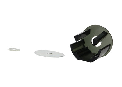 Engine - torque arm bushing 1 Insert Bushing 2 Washers Install Guide Grease
