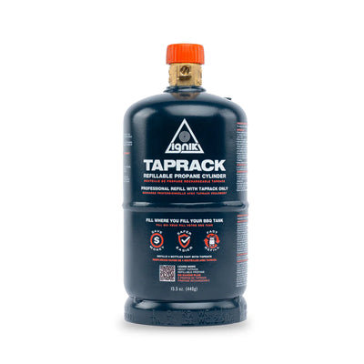 Ignik Outdoors TapRack Refillable Propane Cylinder Empty IGPRO-01926LD