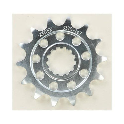 Vortex Racing Steel Front Sprocket 520 12 Tooth- Silver