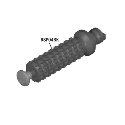 Vortex Racing Rearsets Replacement Foot Peg with End Plug- Black