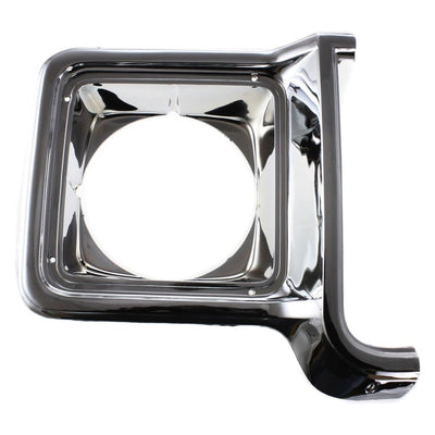 HEADLAMP BEZEL; RH; SINGLE ROUND HE