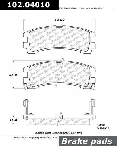 C-TEK Semi-Metallic Brake