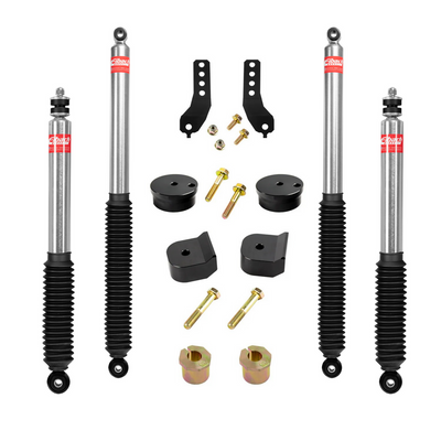KRYPTONITE STAGE 3 LEVELING KIT WITH EIBACH SHOCKS FOR 2017-2025 FORD SUPER DUTY F-250/F-350 KRFD17STAGE3EIB