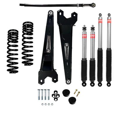 KRYPTONITE STAGE 3 LEVELING KIT WITH EIBACH SHOCKS FOR 2005-2016 FORD SUPER DUTY F-250/F-350 KRFD05STAGE3EIB