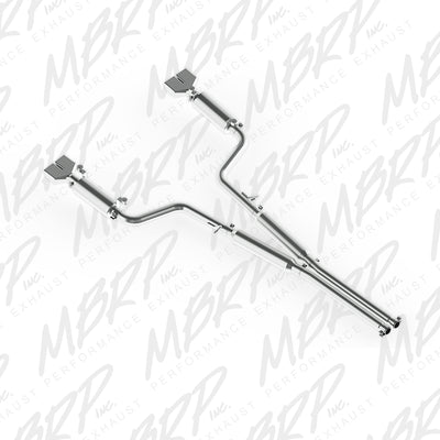 MBRP MBRP 2.5 Cat Back Dual Split Rear T409 S7108409 S7108409