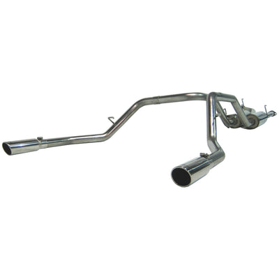 MBRP MBRP T409 Stainless Steel 2.5 Cat Back Dual Split Rear S5302409 S5302409