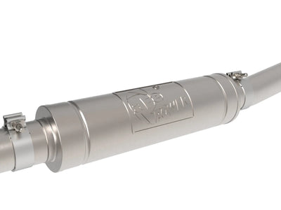 Rebel Series 3 IN 304 Stainless Steel Middle-Side Exit Exhaust System Polished Toyota Hilux 15-26 L4-2.4/2.8L (td)