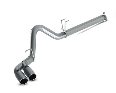 MBRP MBRP T409 Stainless Steel 4 Filter Back Dual Outlet Single Side Exit S6249409 S6249409