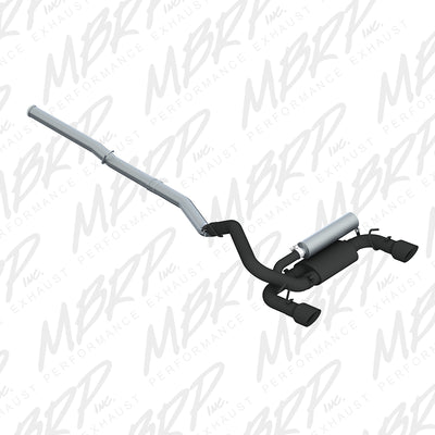 MBRP MBRP Black Coated 3 Cat Back Dual Outlet S4203BLK S4203BLK