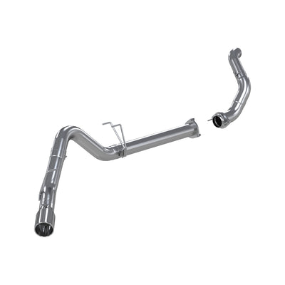 MBRP MBRP T409 Stainless Steel 4 Filter Back Single Side Exit; Down Pipe S6284409 S6284409
