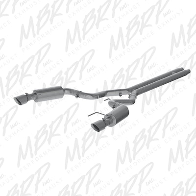 MBRP MBRP Aluminized Steel 3 Cat Back Dual Split Rear with 4.5 tips (Street Version) S7239AL S7239AL