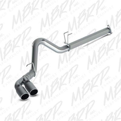 MBRP MBRP Aluminized Steel 4 Filter Back Dual Outlet Single Side S6288AL S6288AL