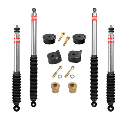 KRYPTONITE STAGE 1 LEVELING KIT WITH EIBACH SHOCKS FOR 2005-2016 FORD SUPER DUTY F-250/F-350 KRFD05STAGE1EIB