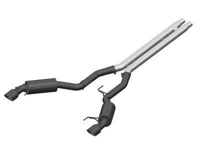 MBRP MBRP 3 Cat Back Dual Split Rear Race Version 4.5 tips Black Coated S7241BLK S7241BLK