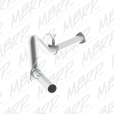 MBRP MBRP 4 Filter Back Single No Muffler AL S6248PLM S6248PLM
