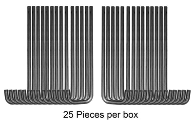 EXHAUST HANGER UNIVERSAL 5/16INx11/4IN ROD 8IN LENGTH 90 DEGREE JHOOK