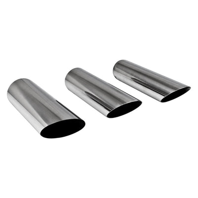 9.00IN SS ANGLE SS EXHAUST TIP 2.25IN ID / 2.50IN OD