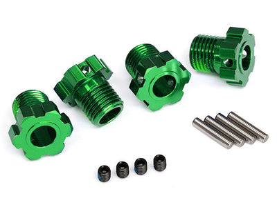 WHEEL HUBS SPLINED 17MM (GREEN-AN