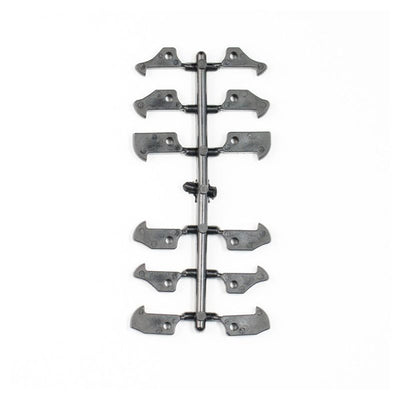 EVS RS9 Buckle Kit (3 Male/3 Female/Hardware) Black - One Size