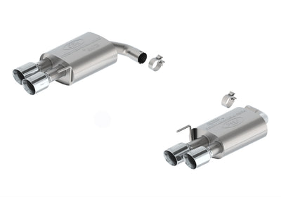 Ford PerformanceMustang 2.3L Touring Non-Active Axle-Back w/ GT Valance - Chrome Tip M-5230-M2TCV