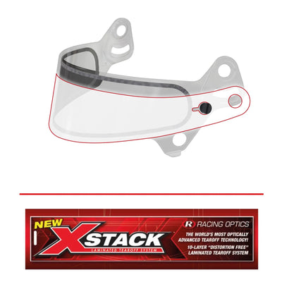 Bell 5MM Tear-Off - 287/SRV Helmet Shield-8