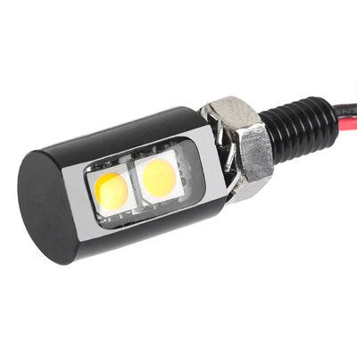 Artec Industries Mini Led License Plate Bolt - Stud Mount - Cool White w/ Black Housing (1 Light)