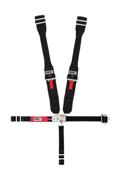 Harness 5 Point Ratchet Left Side Black HANS