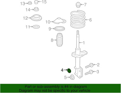 Subaru OEM Front Upper Adjustable Camber Bolt Washer Subaru Models (inc. 2002-2004 WRX)