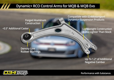 Dynamic+ RCO Control Arms