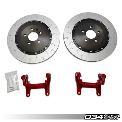 2-Piece Floating Rear Brake Rotor Upgrade 370mm