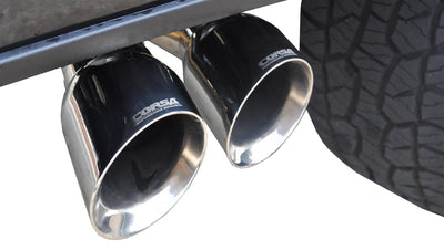 Cat-Back Exhaust System, 3.0" Pipe, Twin 4.0" Tips
